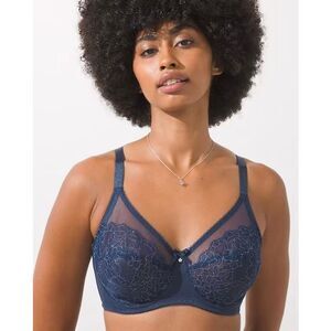 WACOAL Retro Chic Full Figure Unlined Lace Underwire Bra 42G
